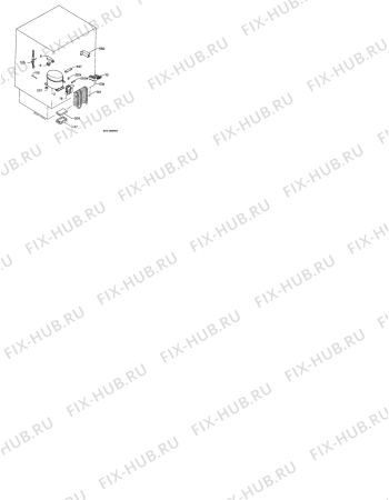 Взрыв-схема холодильника Electrolux ER1424U - Схема узла Functional parts